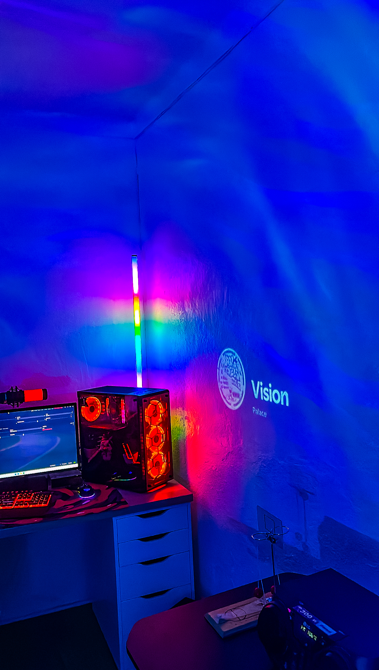 Iluminação RGB do setup