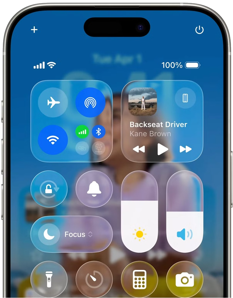 Apple Liquid Glass — o novo design translúcido do iOS 26